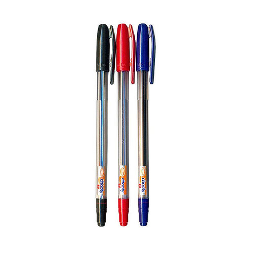 Details about   Atlas Chooty 2 High Quality Ballpoint Pens Black Blue Red Ink Kids School Office 