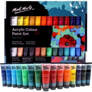 Acrylic Colour Paint Set 24 Colour 36 ml - Mont Marte
