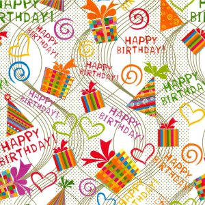 Wrapping Paper Gloss G534 - Happy Birthday