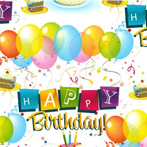 Wrapping Paper Gloss G414 - Happy Birthday