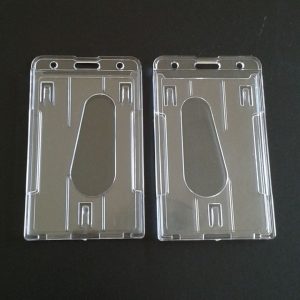 PVC Hard Plastic Exhibition ID Card/Pass Holder K810 Anti Fold